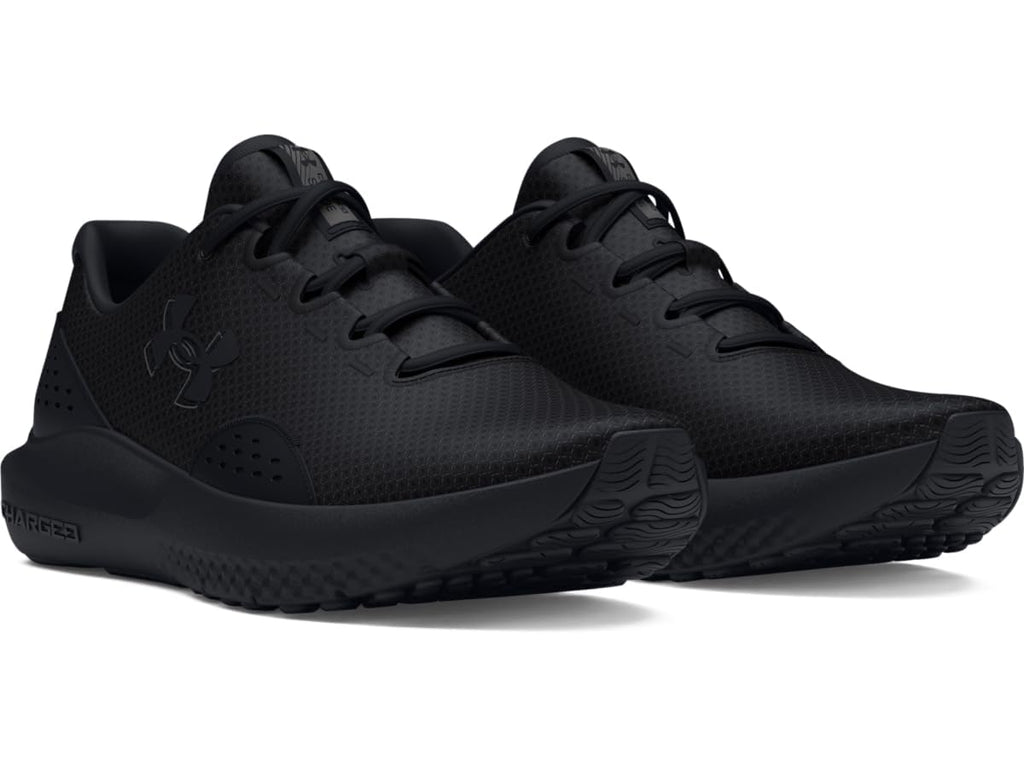 Under Armour Men's Charged Surge 4, (002) Black/Black/Black, 11, US