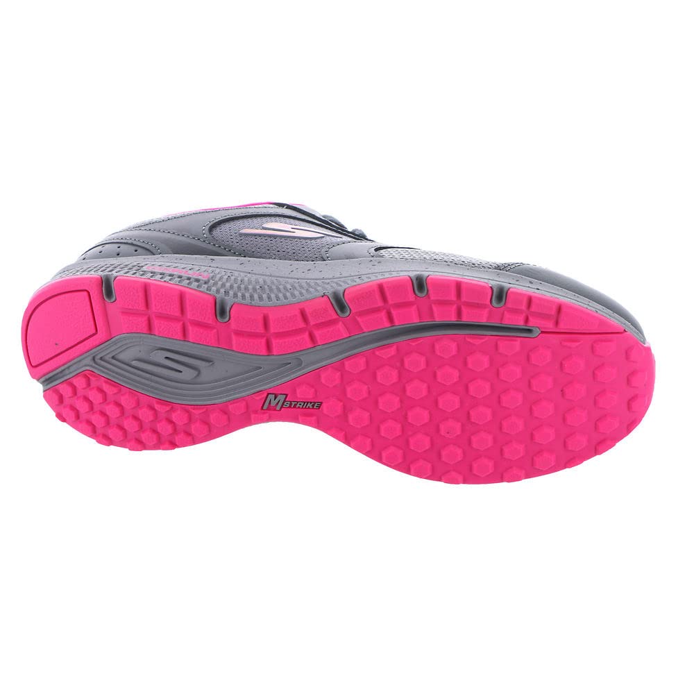 GO Run CONSISTENT - Vivid Horizon, Gray/Pink, 10 Wide