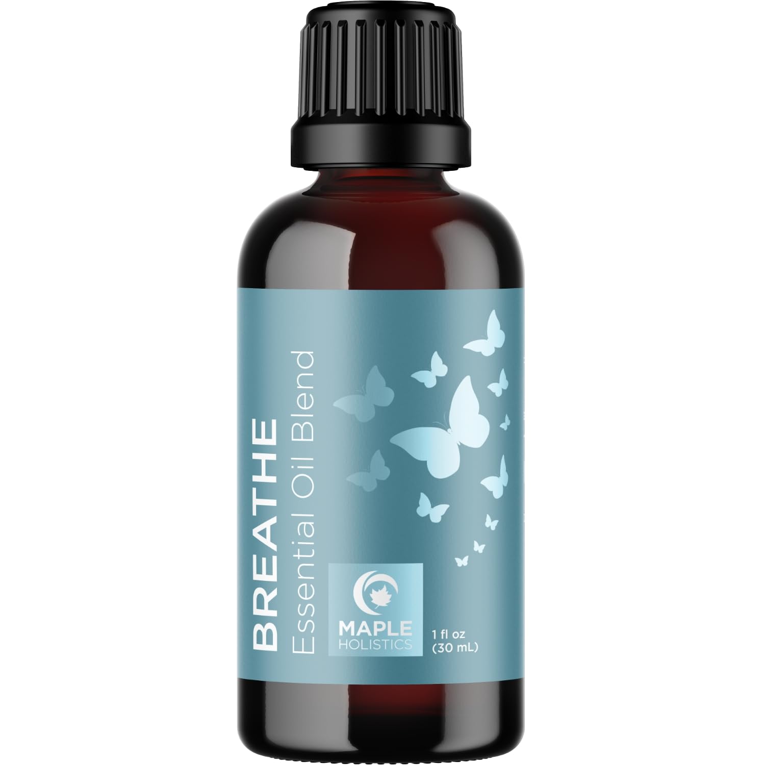 Breathe Essential Oil for Diffuser - Invigorating and Refreshing Breathe Essential Oil Blend with Eucalyptus Peppermint Tea Tree and Mint for Diffusers for Home and Shower Aromatherapy (1 Fl Oz)