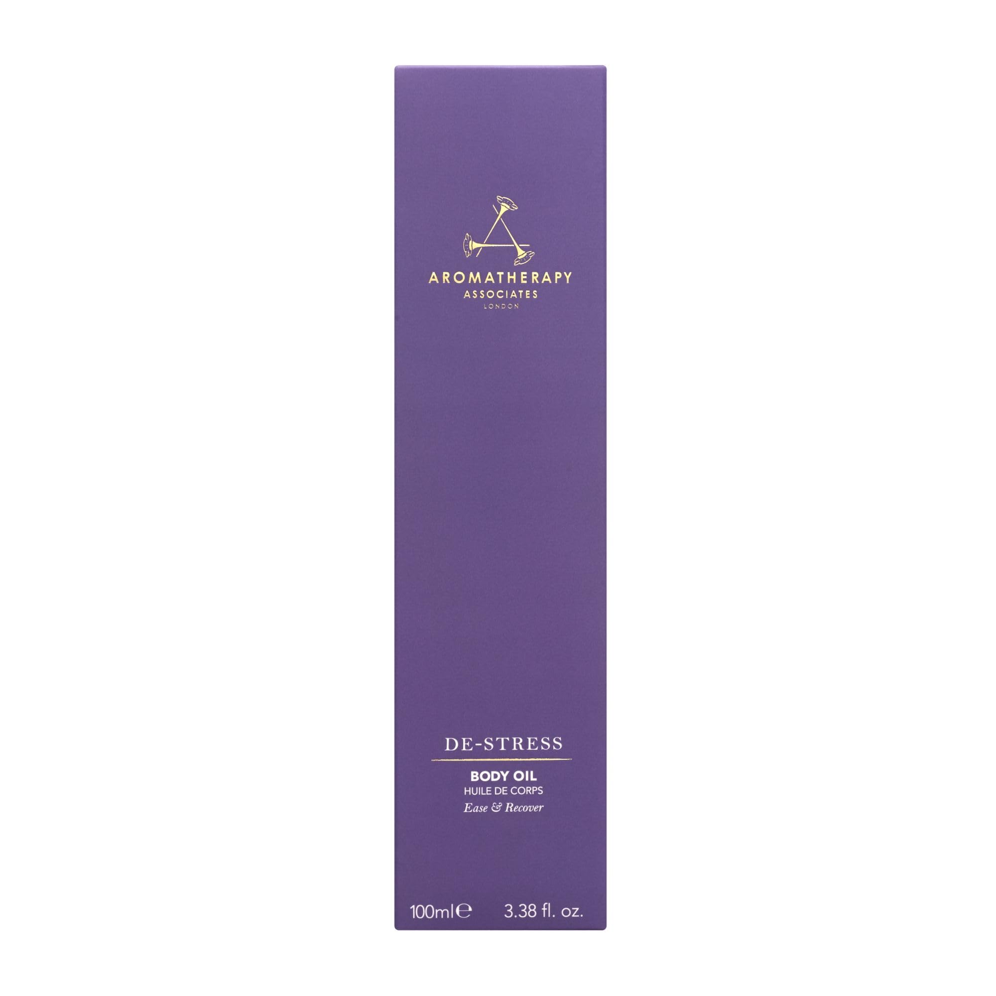 Aromatherapy Associates De-Stress Body Oil Made with Ginger and Rosemary Essential Oils and Arnica Flower Extract (3.4 fl oz)