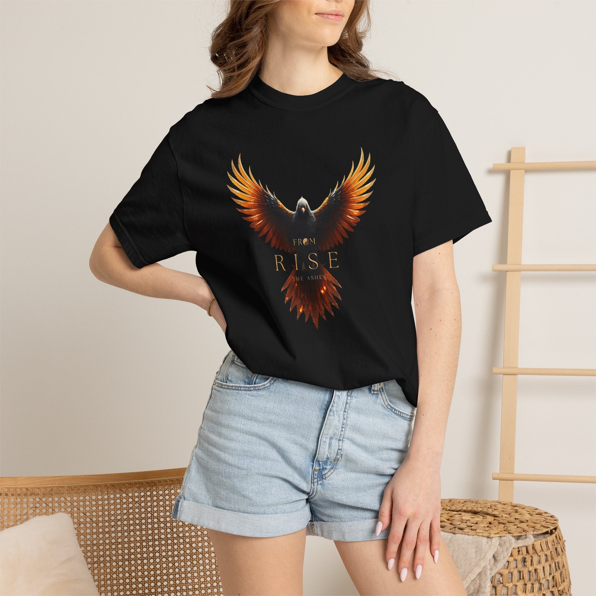 NhaleXhale “Rise From The Ashes” Black Tee