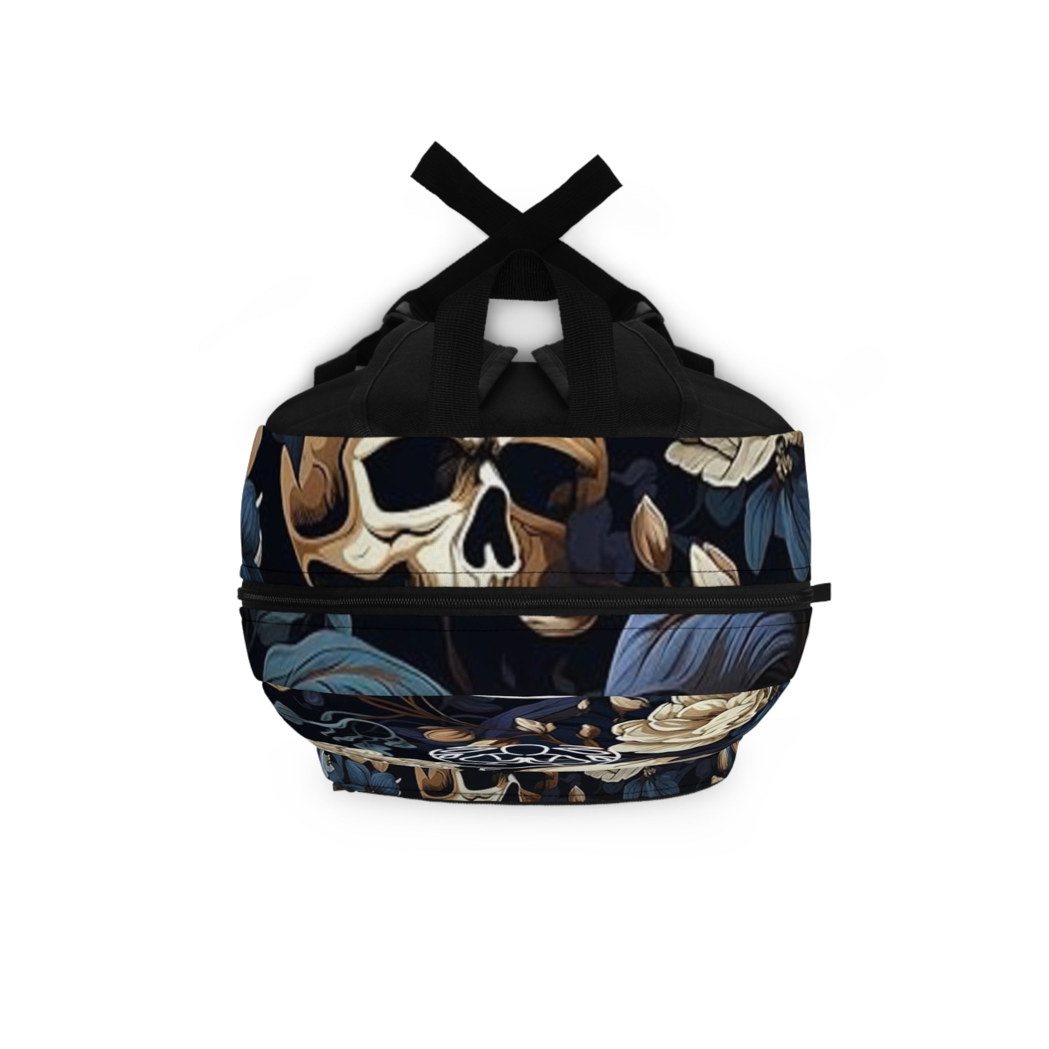 NhaleXhale Skull Vintage Floral Backpack
