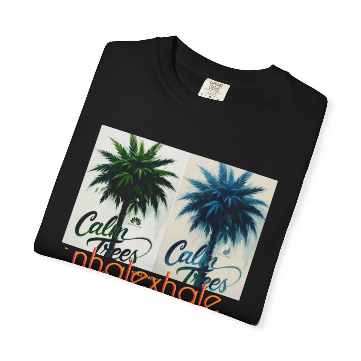 NhaleXhale "Calm Trees" Vintage Sunset Graphic