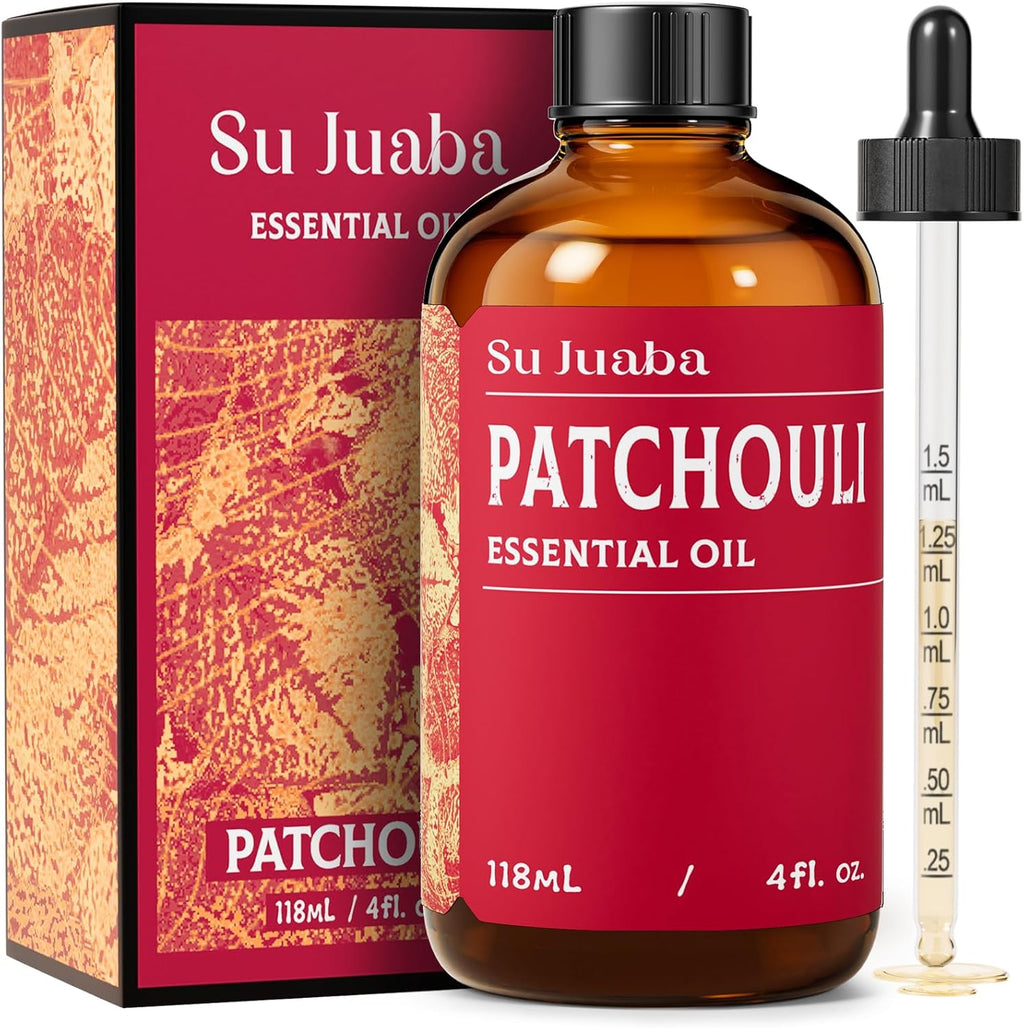 Patchouli Essential Oil for Diffuser,Soap Making&Aromatherapy