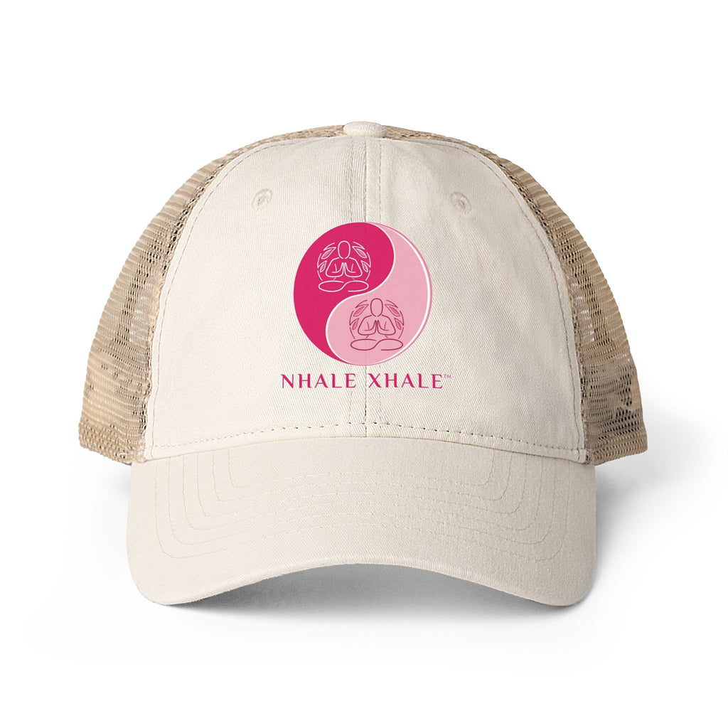 NhaleXhale Women's Washed Mesh-Back Cap