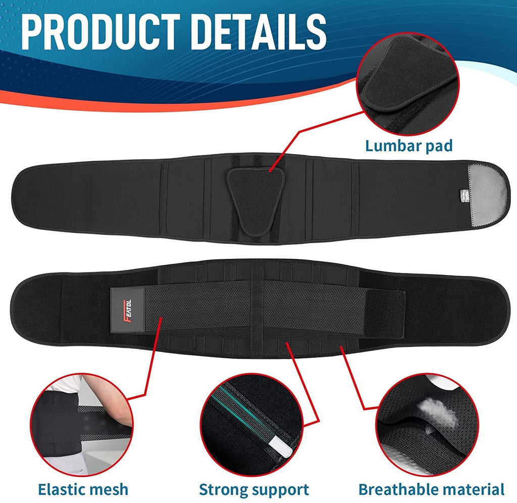 Back Brace for Lower Back Pain, Back Support Belt for Women & Men, Breathable Lower Back Brace with Lumbar Pad, Lower Back Pain Relief for Herniated Disc, Sciatica, Scoliosis plus Size (Waist