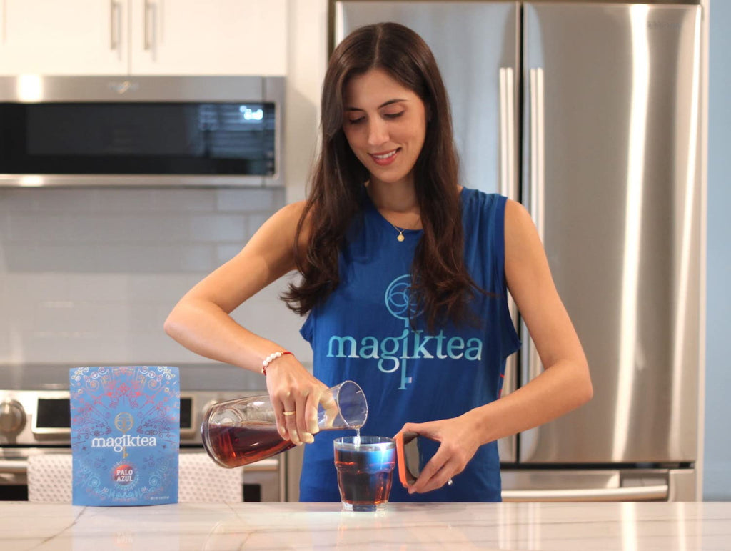 Magiktea Palo Azul, Loose Tea 5 oz (75 cups), USDA Organic, Kidneywood, Caffeine-Free