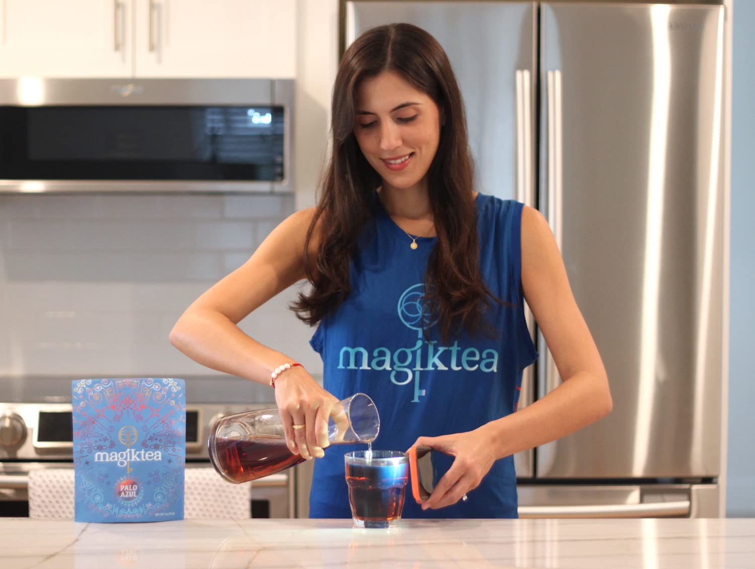 Magiktea Palo Azul, Loose Tea 5 oz (75 cups), USDA Organic, Kidneywood, Caffeine-Free