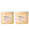 Bath & Body Works 3-Wick Candle, Pistachio Milk & Honey Candle, Strong Throw, Long-Lasting Burn Up to 45 Hours, Exclusively Fragranced Soy Wax Blend, 14.5 oz - 2 Pack