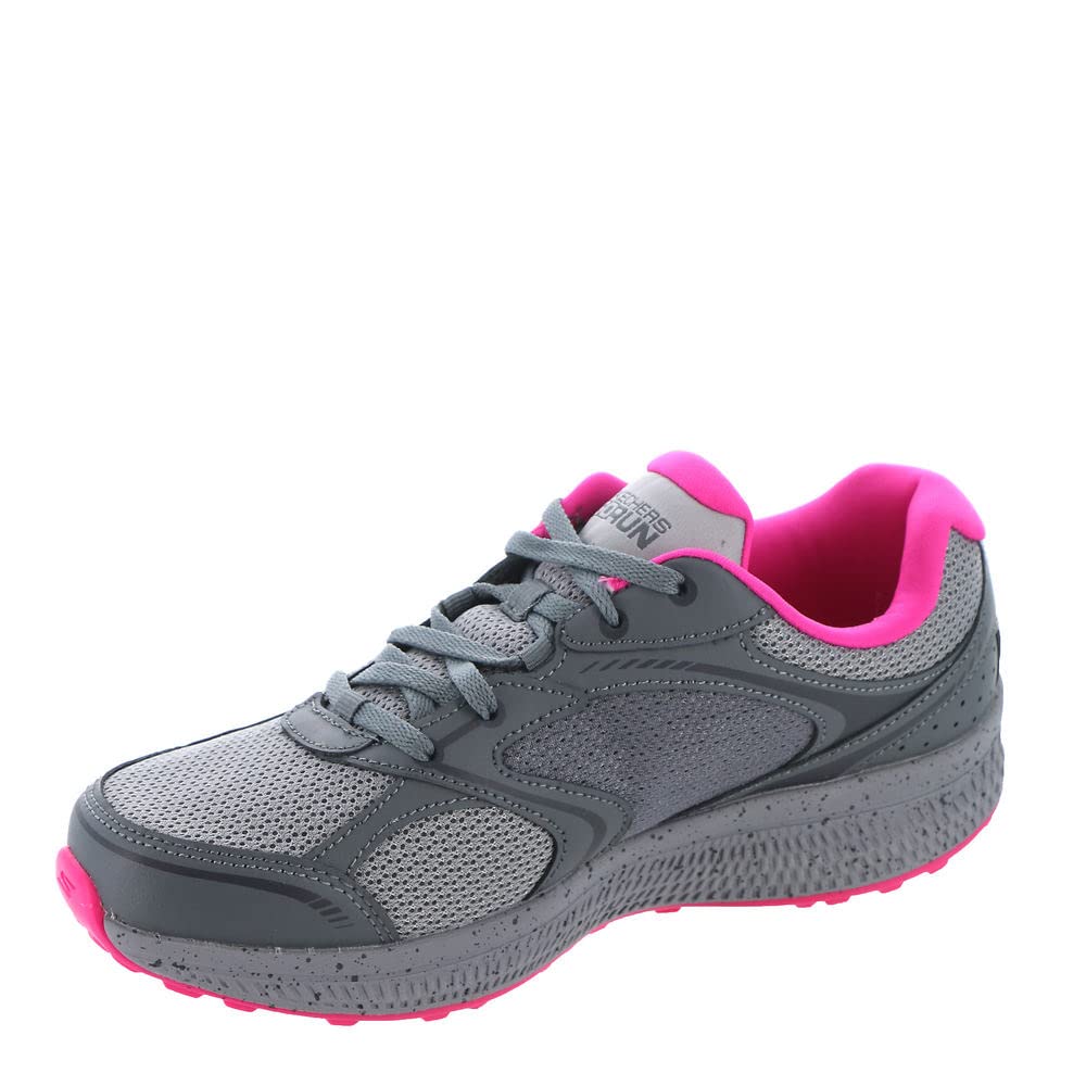 GO Run CONSISTENT - Vivid Horizon, Gray/Pink, 10 Wide