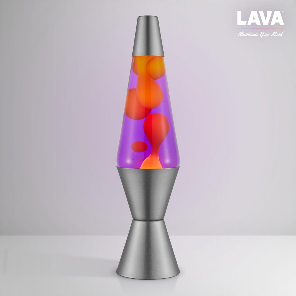 Lava® Lamp - 14.5" Purple Sunset - The Original Motion Light - Yellow Wax and Purple Liquid - Item #2635 (Amazon Exclusive)