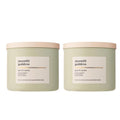 Bath & Body Works 3-Wick Candle, Moonlit Goddess Candle, Strong Throw, Long-Lasting Burn Up to 45 Hours, Exclusively Fragranced Soy Wax Blend, 14.5 oz - 2 Pack