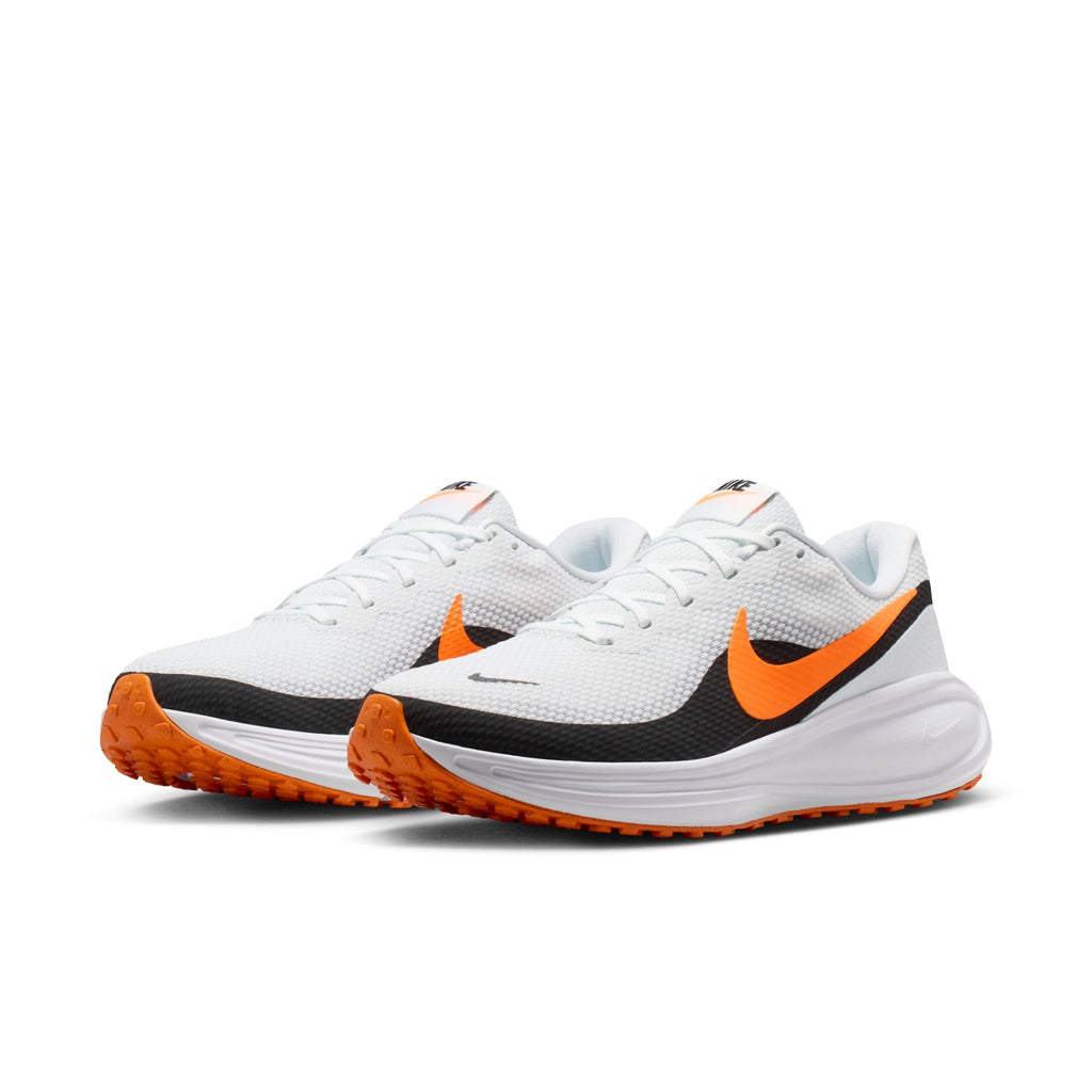 Nike Men's Revolution 8 Road Running Shoes, Off White/Total Orange-White-Black, 10