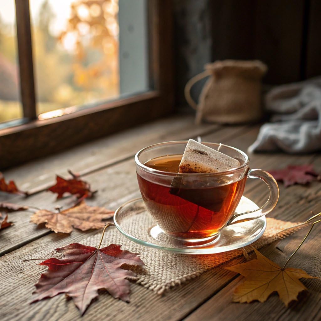 Harney & Sons Black Cask Bourbon Tea, 20 Sachets of Smoky Lapsang Black Tea with Light Caramel Flavors