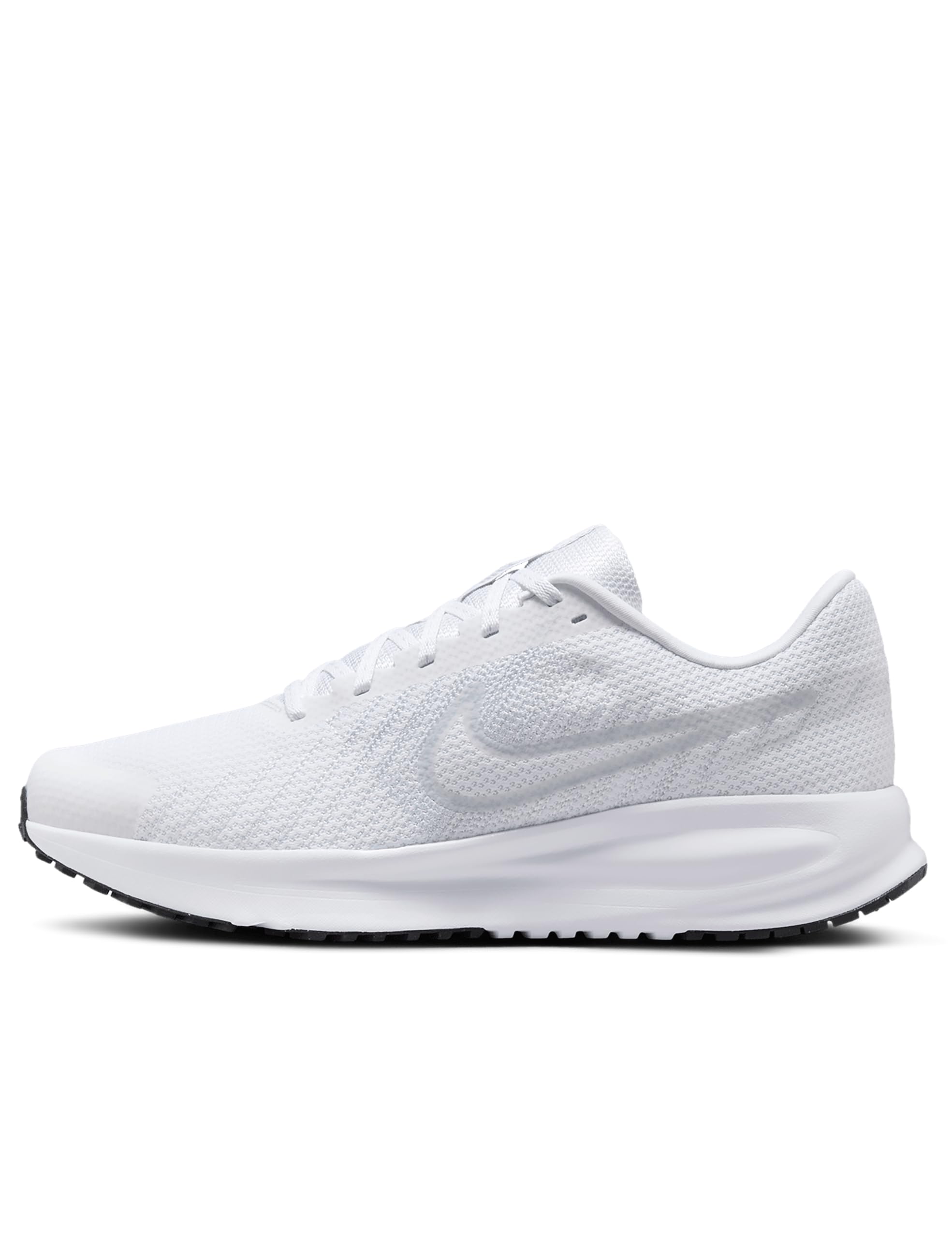 Nike Men's Run Defy Road Running Shoes, White/Pure Platinum-Black, 11