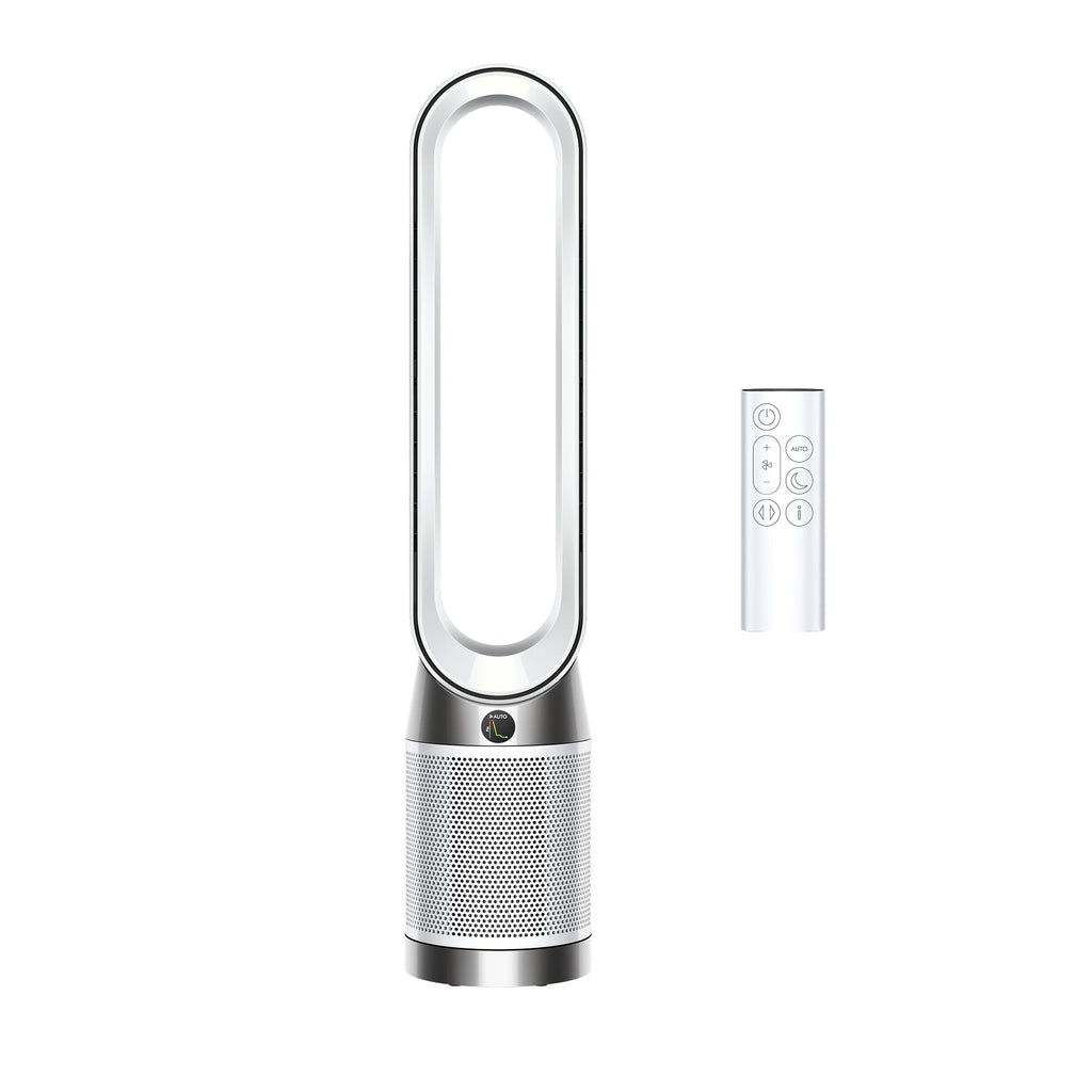 Dyson Purifier Cool PC1, HEPA Air Purifier Tower Fan, App and remote controlled, 350° oscillation, 10 levels, bladeless (White)
