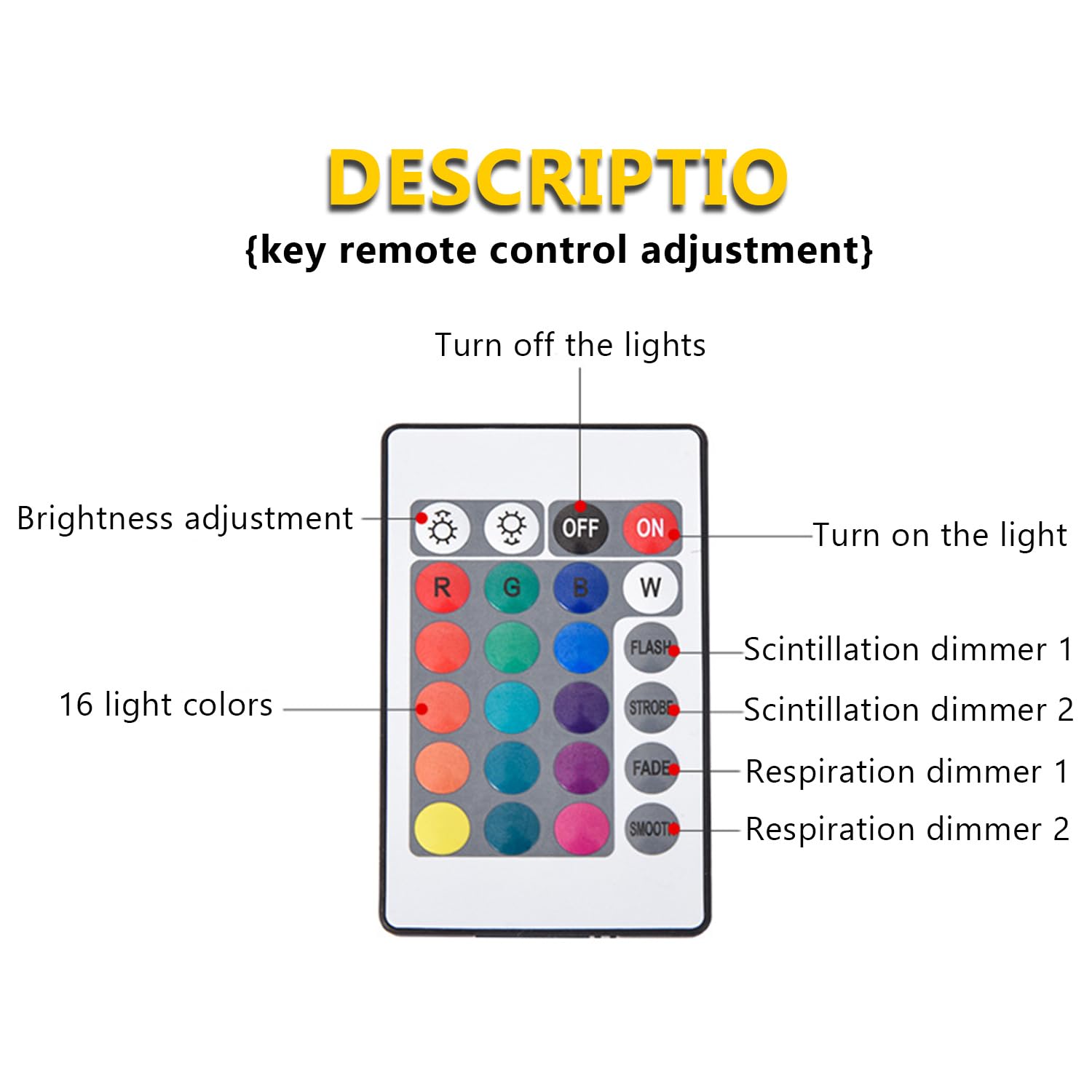 Growalleter Ocean Wave Projector Light, 16-Color LED Cube Lamp & Remote, 3D Holographic Water Ripple, Romantic Ambient Lighting for Kids Room, Meditation, Relaxation, Bathroom, Night Light (Plug-in)