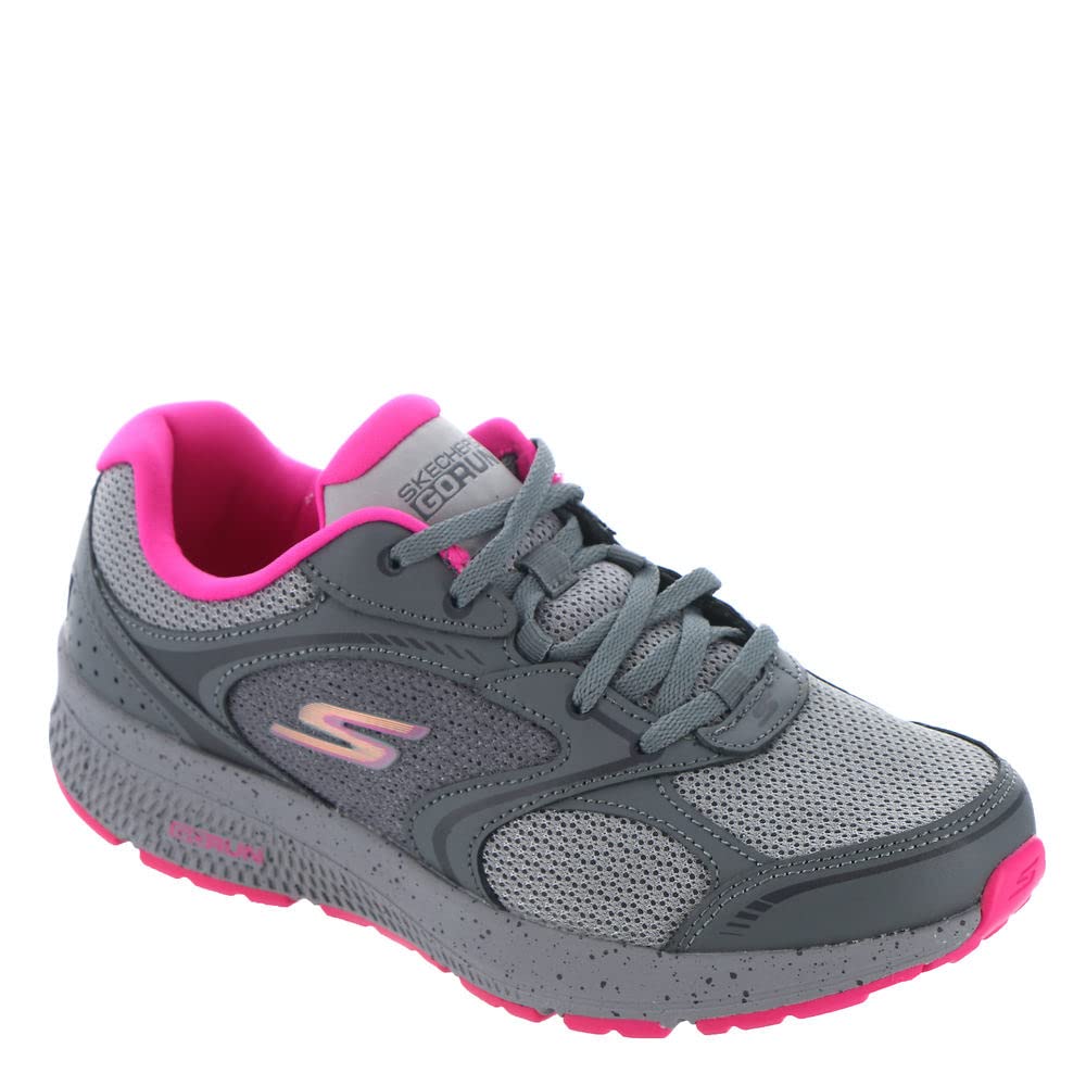 GO Run CONSISTENT - Vivid Horizon, Gray/Pink, 10 Wide