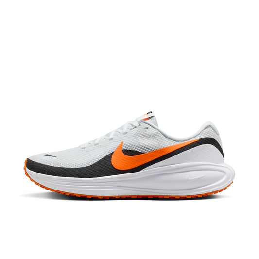 Nike Men's Revolution 8 Road Running Shoes, Off White/Total Orange-White-Black, 10
