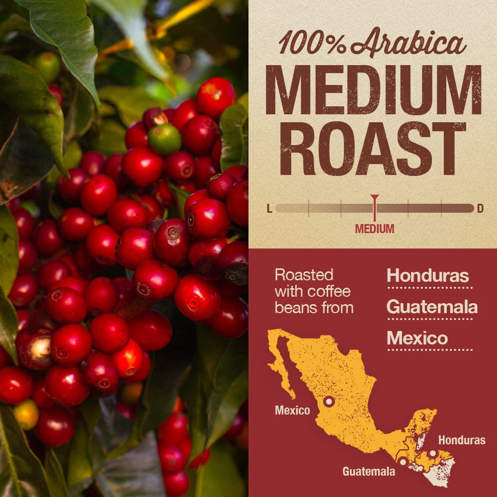 Mayorga Organic Coffee 5lb Mayan Blend - Medium Roast Whole Bean Coffee Specialty Grade, 100% Arabica, Slow Roasted, Chocolate and Floral Flavor with Low Acidity - USDA Organic, Non-GMO, Kosher