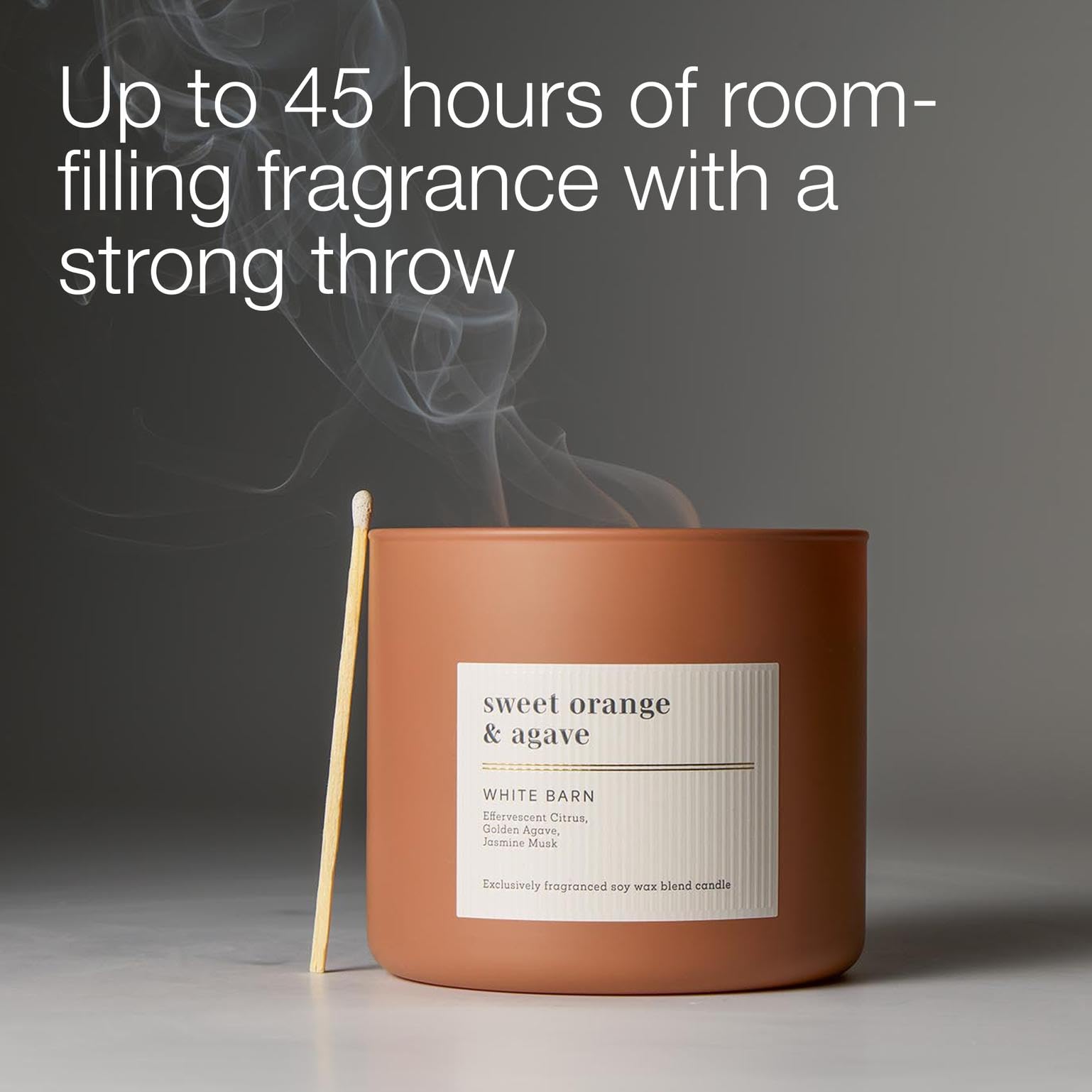 Bath & Body Works 3-Wick Candle, Sweet Orange & Agave Citrus Candle, Strong Throw, Long-Lasting Burn Up to 45 Hours, Exclusively Fragranced Soy Wax Blend, 14.5 oz - 2 Pack