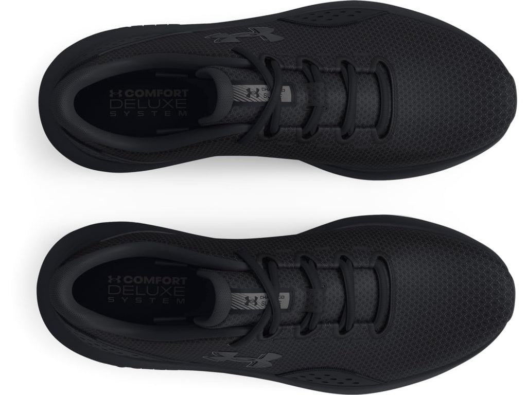Under Armour Men's Charged Surge 4, (002) Black/Black/Black, 11, US
