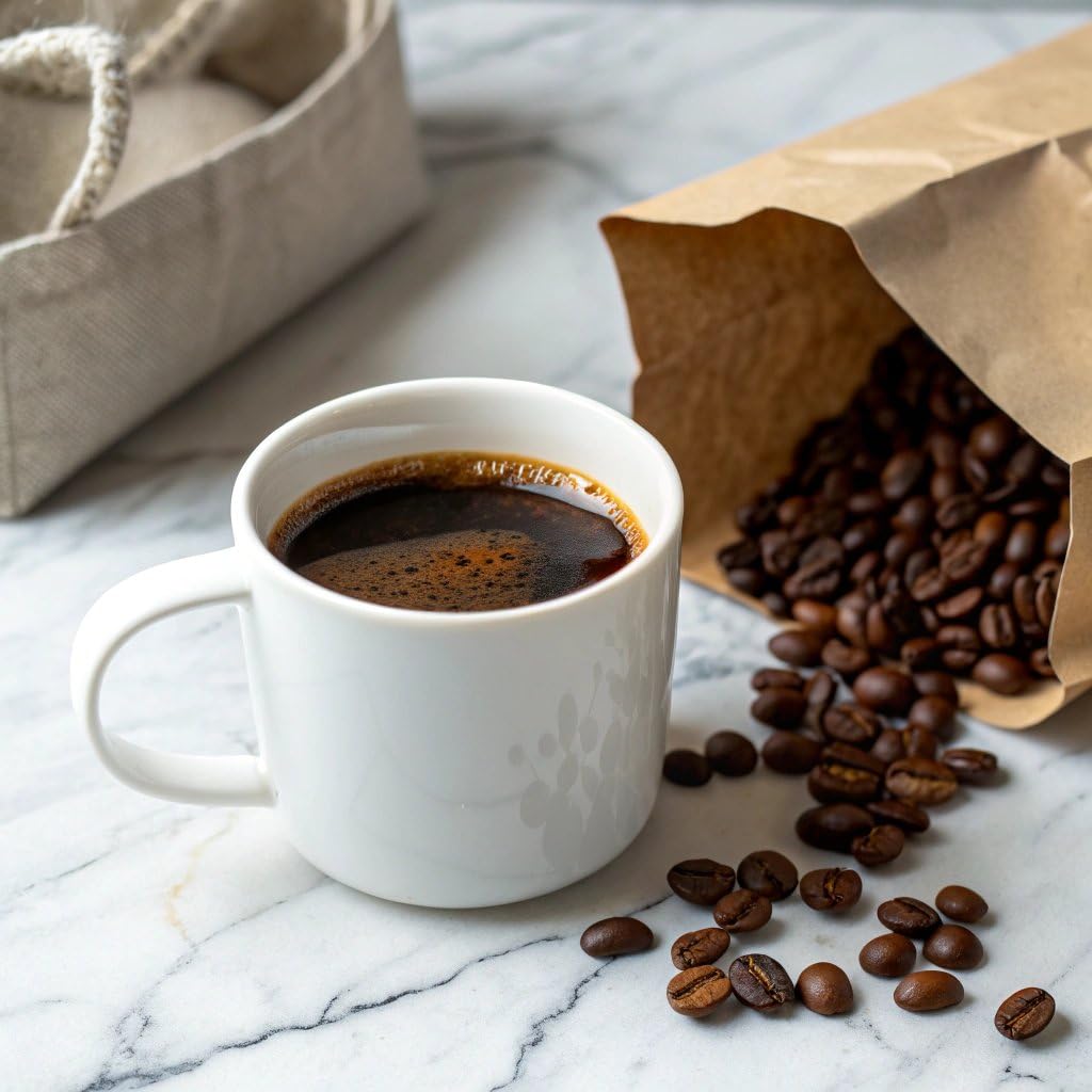 Low Acid Organic Coffee – Whole Bean, Mold-Free & Stomach Friendly by Java Planet, Costa Rican Single Origin Coffee, Dark Roast, Smooth Full Flavored, 1LB Bag