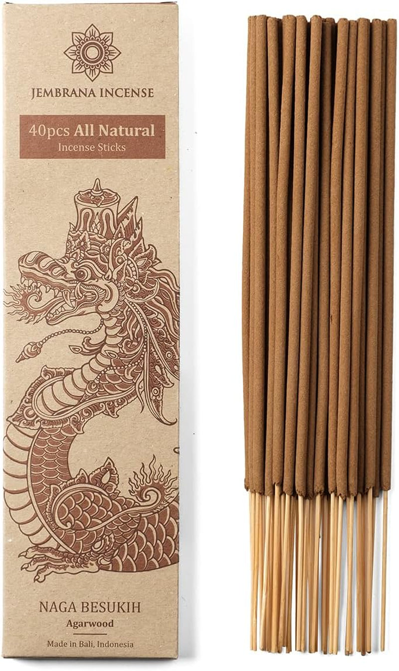 - Natural Aromatic Stick Incense - Made from Wood Bark, and Herbal Powders - No Perfumes or Fragrances - Variety Set of Agarwood, Frankincense and Turmeric, Total of 120 Sticks