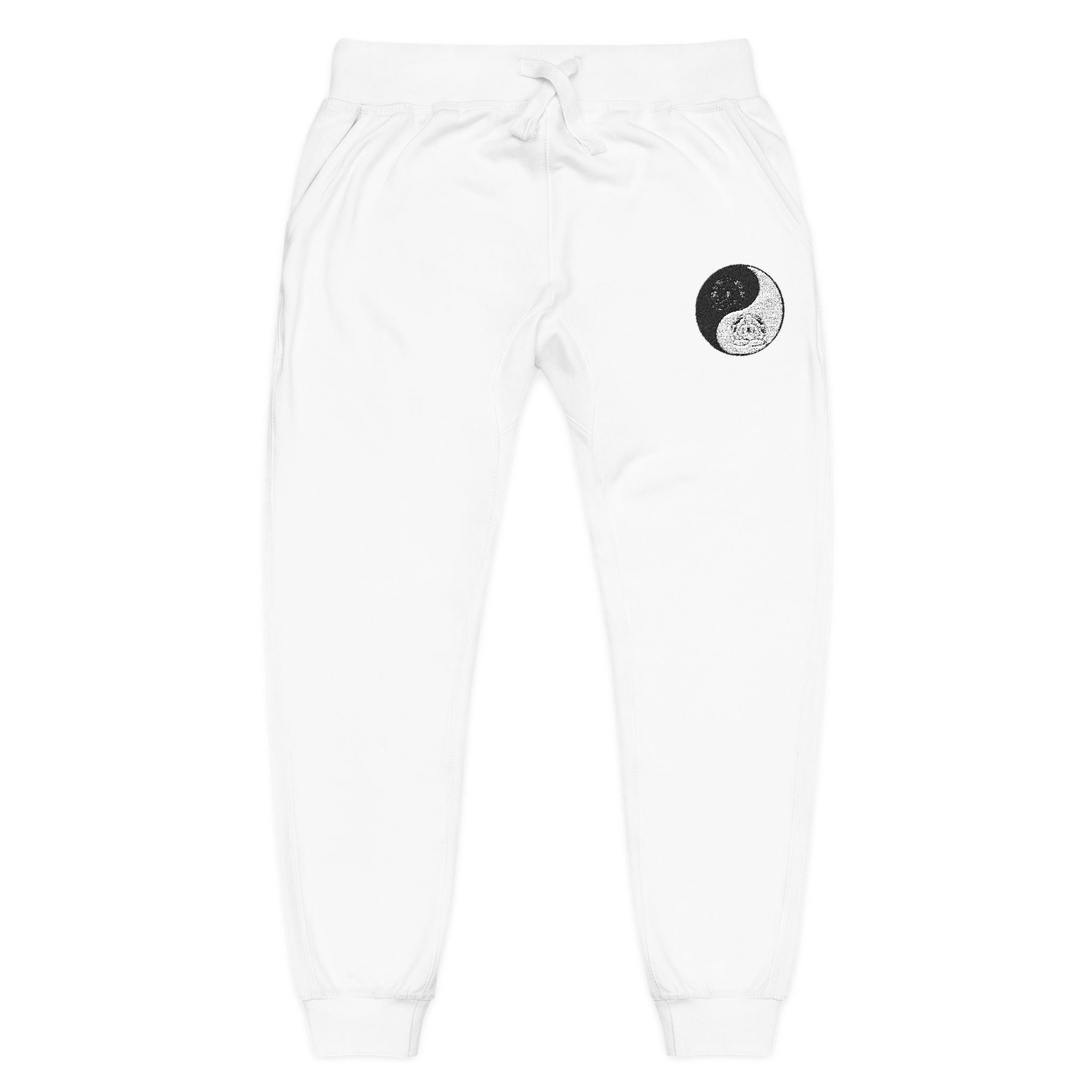 Embroidered Yin Yang Moon Sweatpants