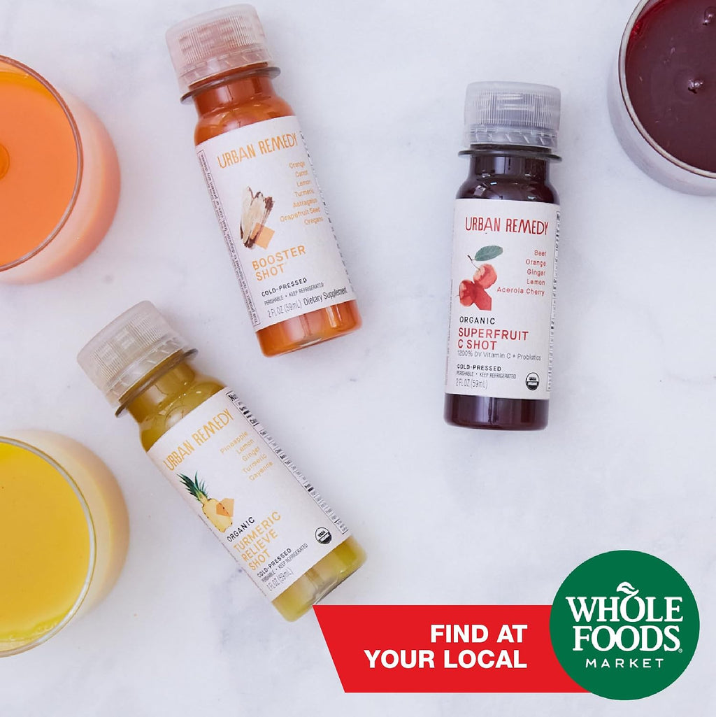 Organic Superfruit C Shot – Acerola Cherry & Probiotics Blend for Immune & Digestive Support. Cold-Pressed Beet, Orange & Ginger Juice. Gluten-Free, Dairy-Free, Non-Gmo, 2 Fl Oz
