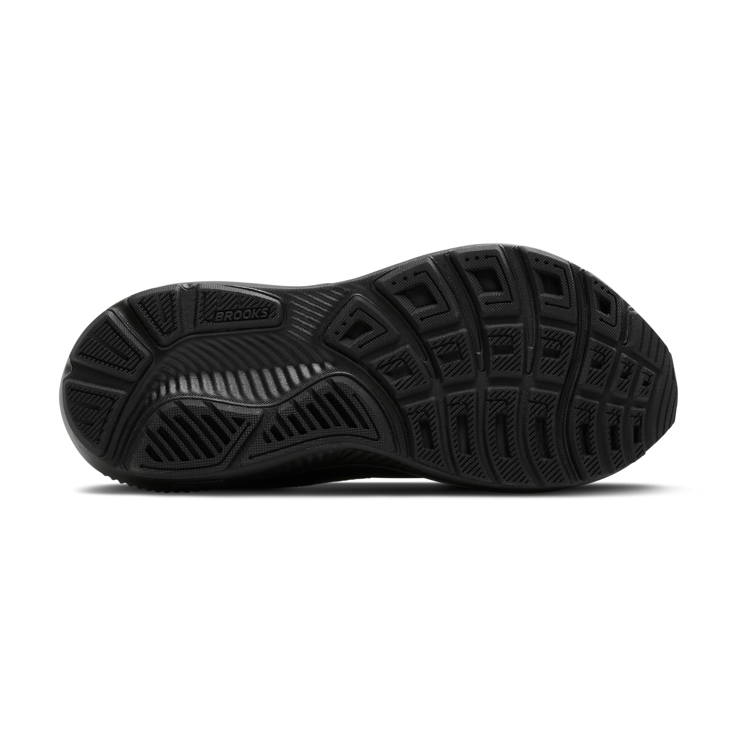 Brooks Men’s Ghost 17 Neutral Running Shoe - Black/Black/Ebony - 11 X-Wide