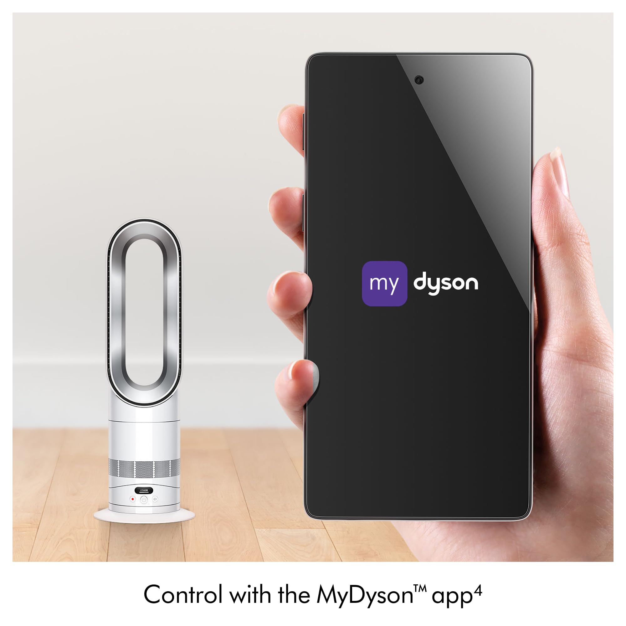 Dyson Hot+Cool™ HF1 Rapid React heater fan (White/Silver)