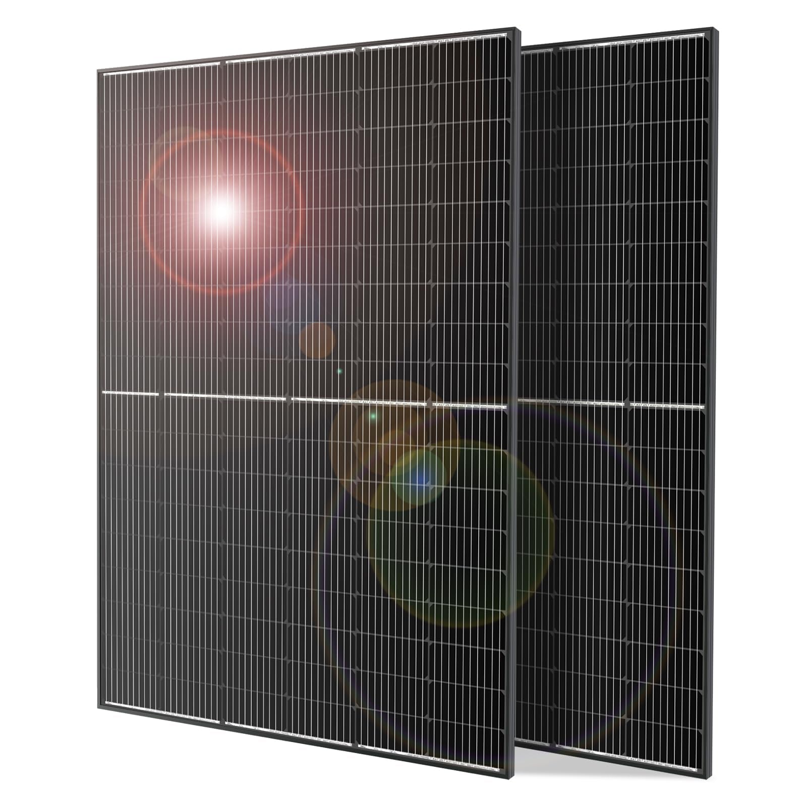 DOKIO Monocrystalline Solar Panel Size 800W (2×400W) 31V for 12/24V Devices, Aluminum Frame, 3m Cable, Pre-Drilled Holes for Yard, Garden, Shed, Off-Grid Power
