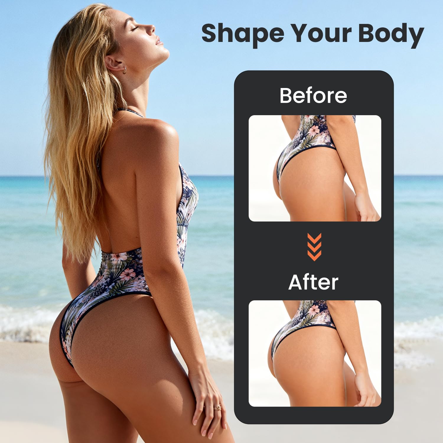 Hip Trainer Glute Abs Stimulator Belt, Butt Lifting Machine & Muscle Toner, Muscle Stimulator for Lifting HIPS, Home Workout Equipment for Women