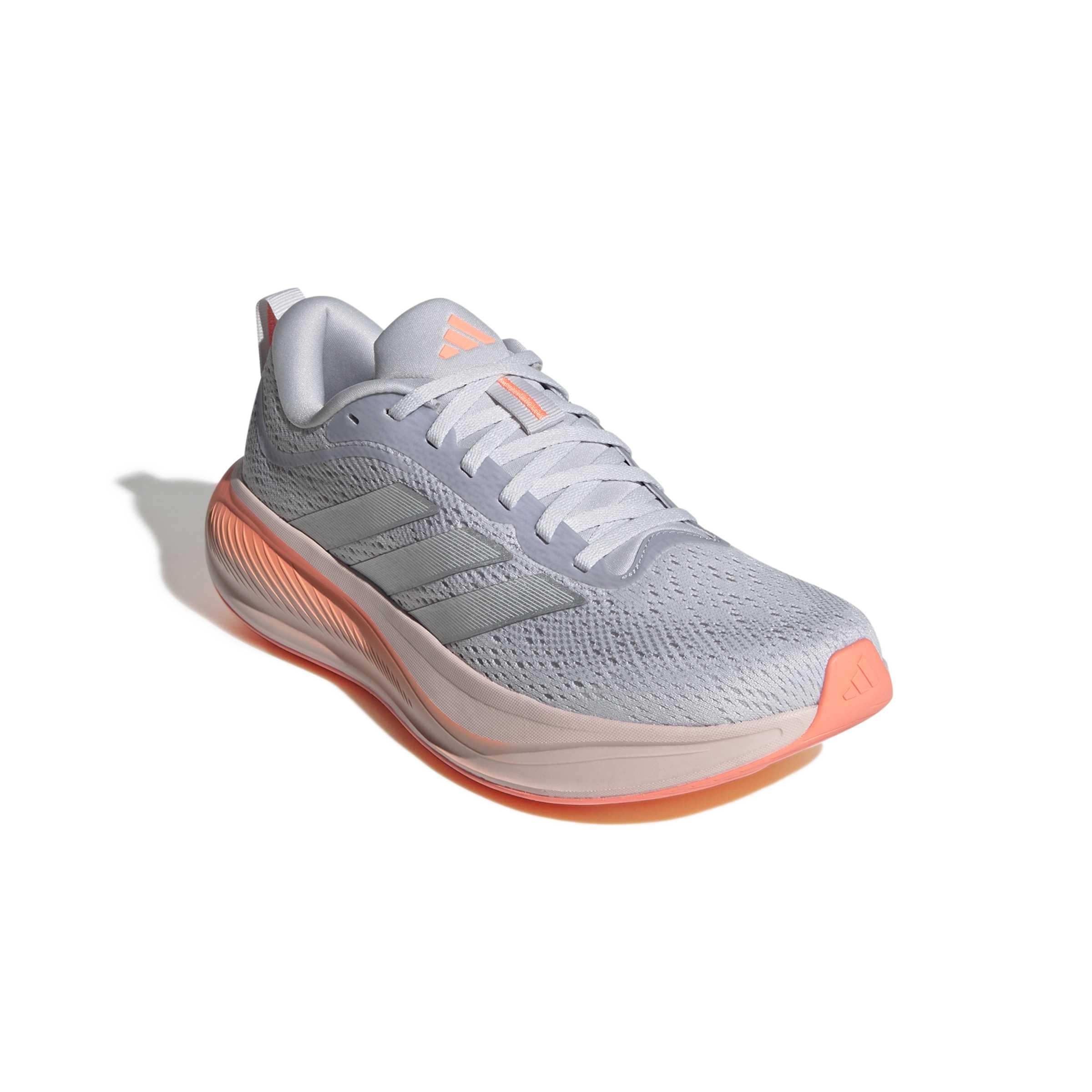 adidas Women's Response Pace Running, Dash Grey/Silver Metallic/Beam Orange, 8.5