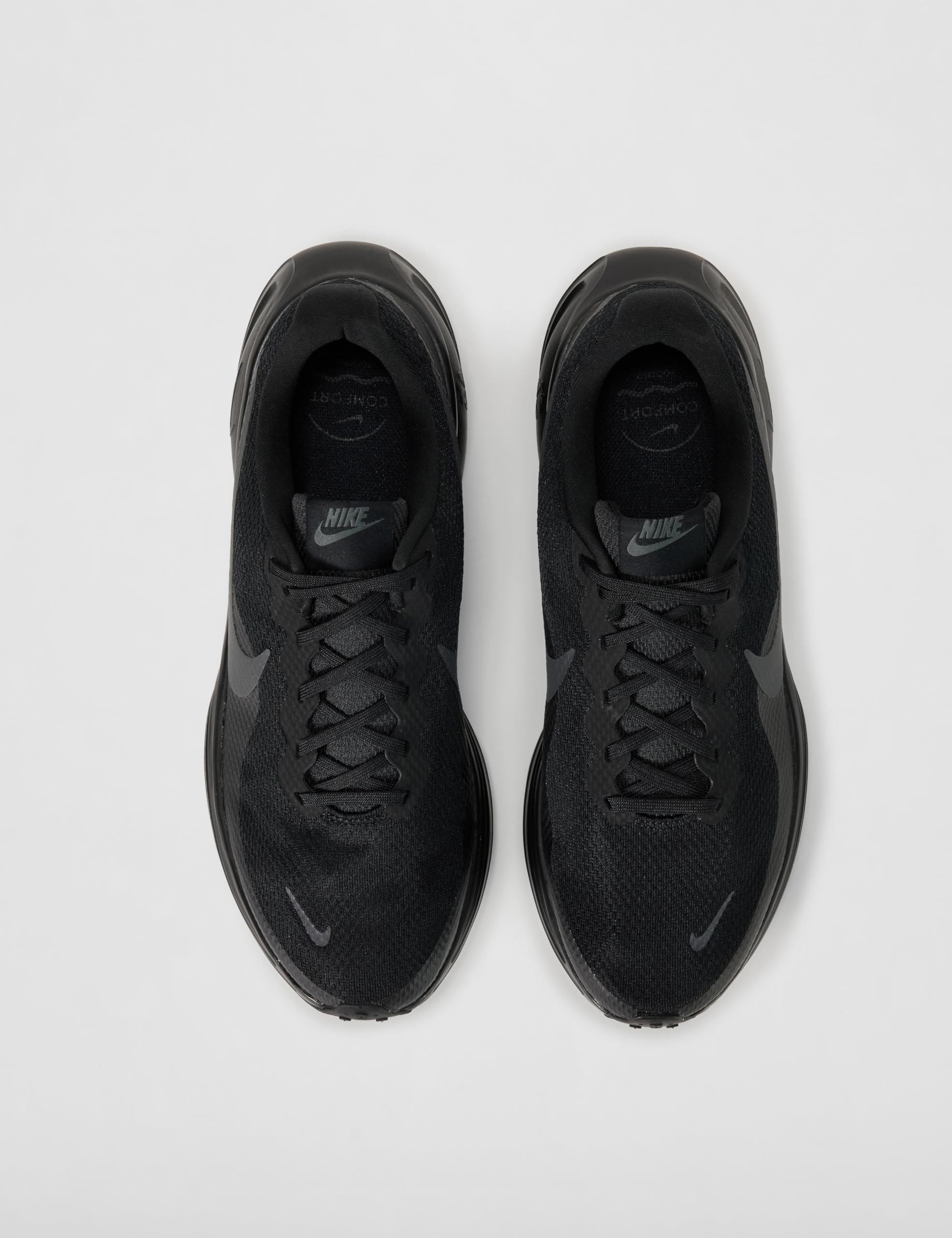 Nike Men's Revolution 8 Road Running Shoes, Black/Anthracite, 10.5 Extra Wide