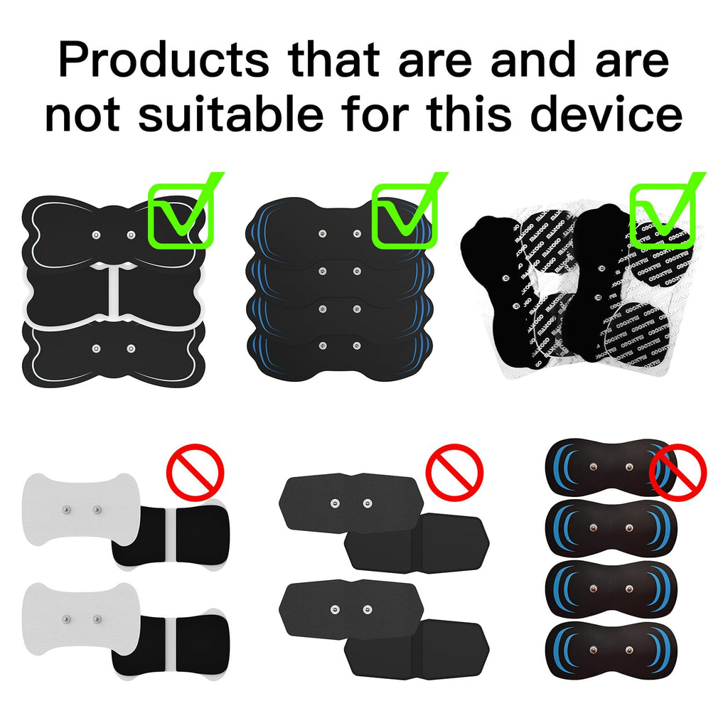MASTOGO Wireless TENS Unit, Dual Host Muscle Stimulator with APP Control Up to 26 Modes, for Pain Relief, Portable and Rechargeable TENS Unit Muscle Stimulator