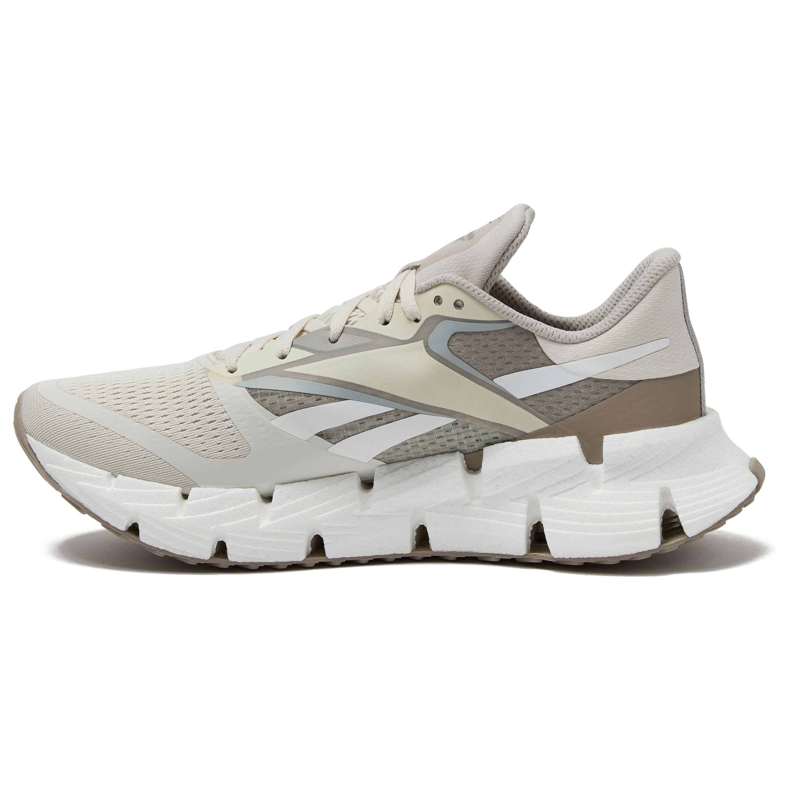 Reebok Floatzig Running Shoes for Men, Bone/Moonstone/Ash, 12