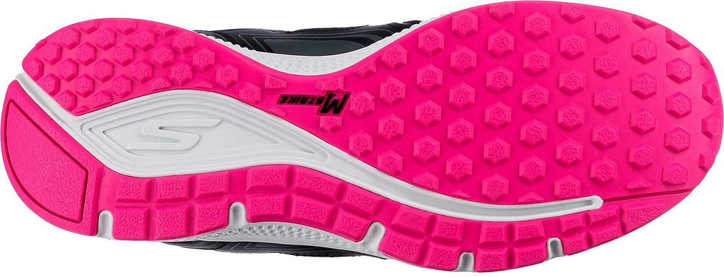 Skechers Women's Go Run Consistent Sneaker, Black/Pink, 10 Wide