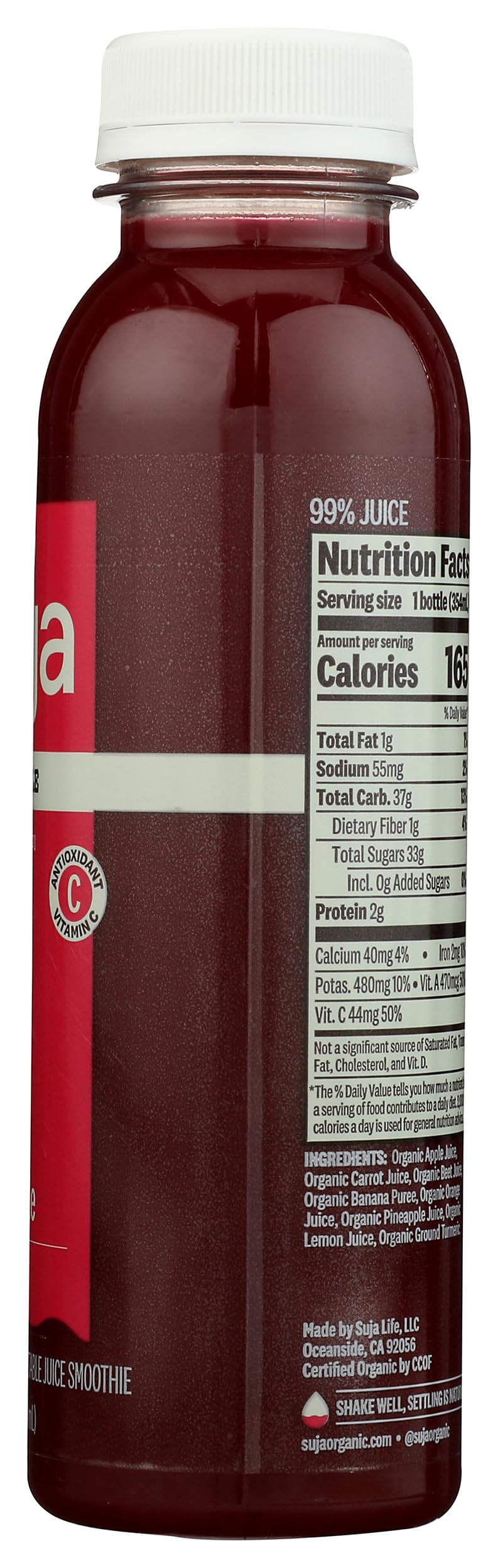 SUJA Organic Sweet Beets Apple Juice, 12 Fl Oz