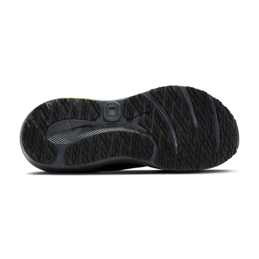 Brooks Men’s Adrenaline GTS 24 Weatherized Supportive Running Shoe - Black/Ebony/New Yellow - 10.5 Medium