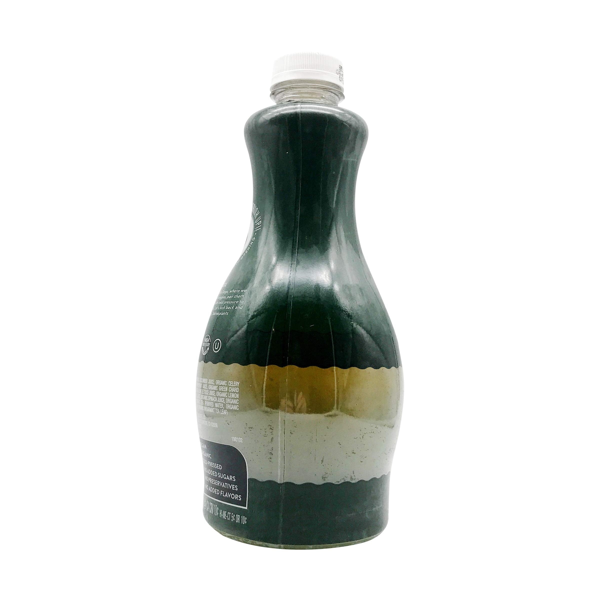 Suja Organic Cold-Pressed Uber Greens, Green Juice full of Leafy Green Cucumber, Celery, Chard, Lettuce, Kale & Grapefruit, Vegan, Plant-Based & USDA Certified (46 Fl Oz)