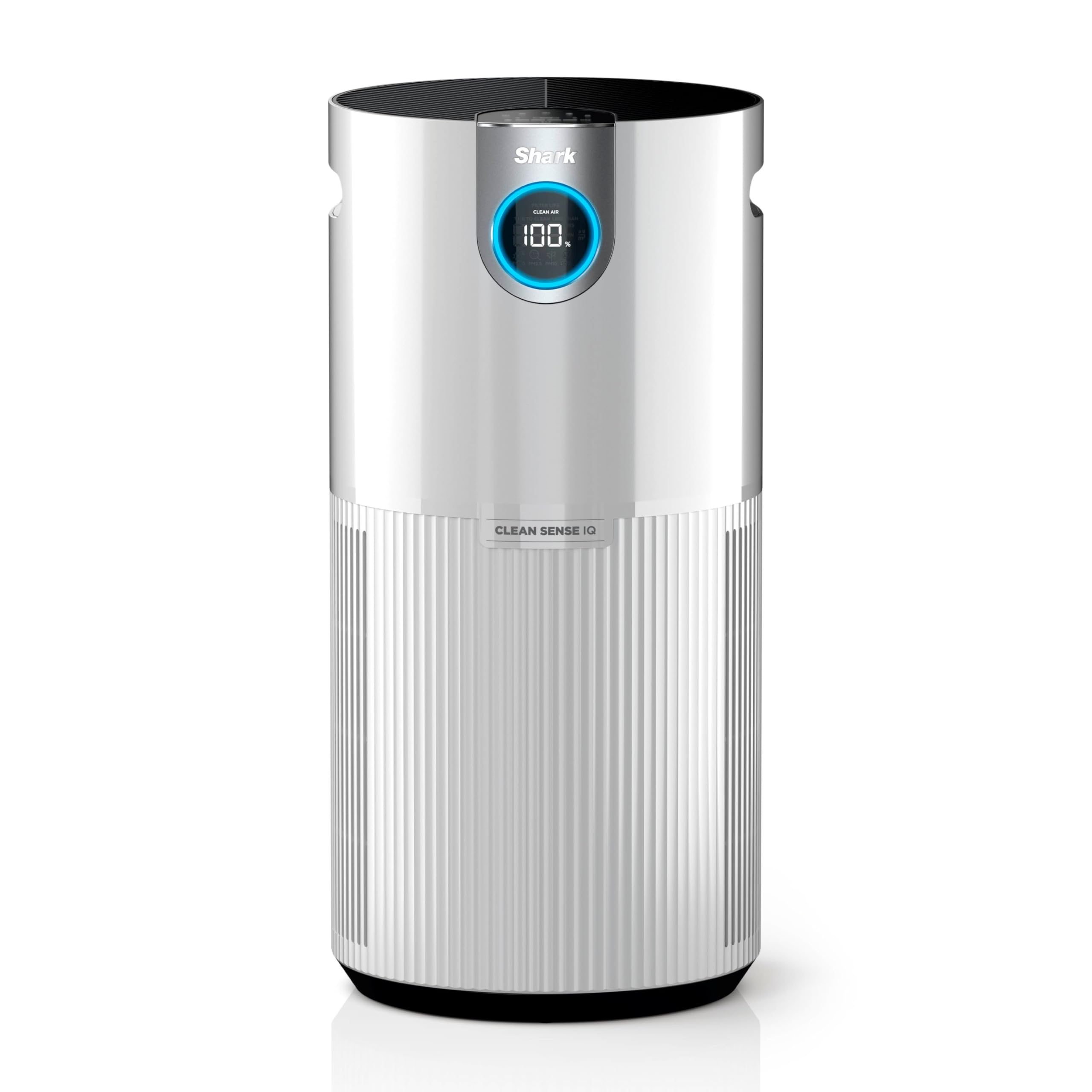 Shark Air Purifier for Home Large Room, Clean Sense Technology, HEPA Air Filter, 1000 Sq Ft, Kitchen, Filters Smoke, Captures 99.98% of Particles, Pet Dander, Pollutants, Dust, Allergens, HP201