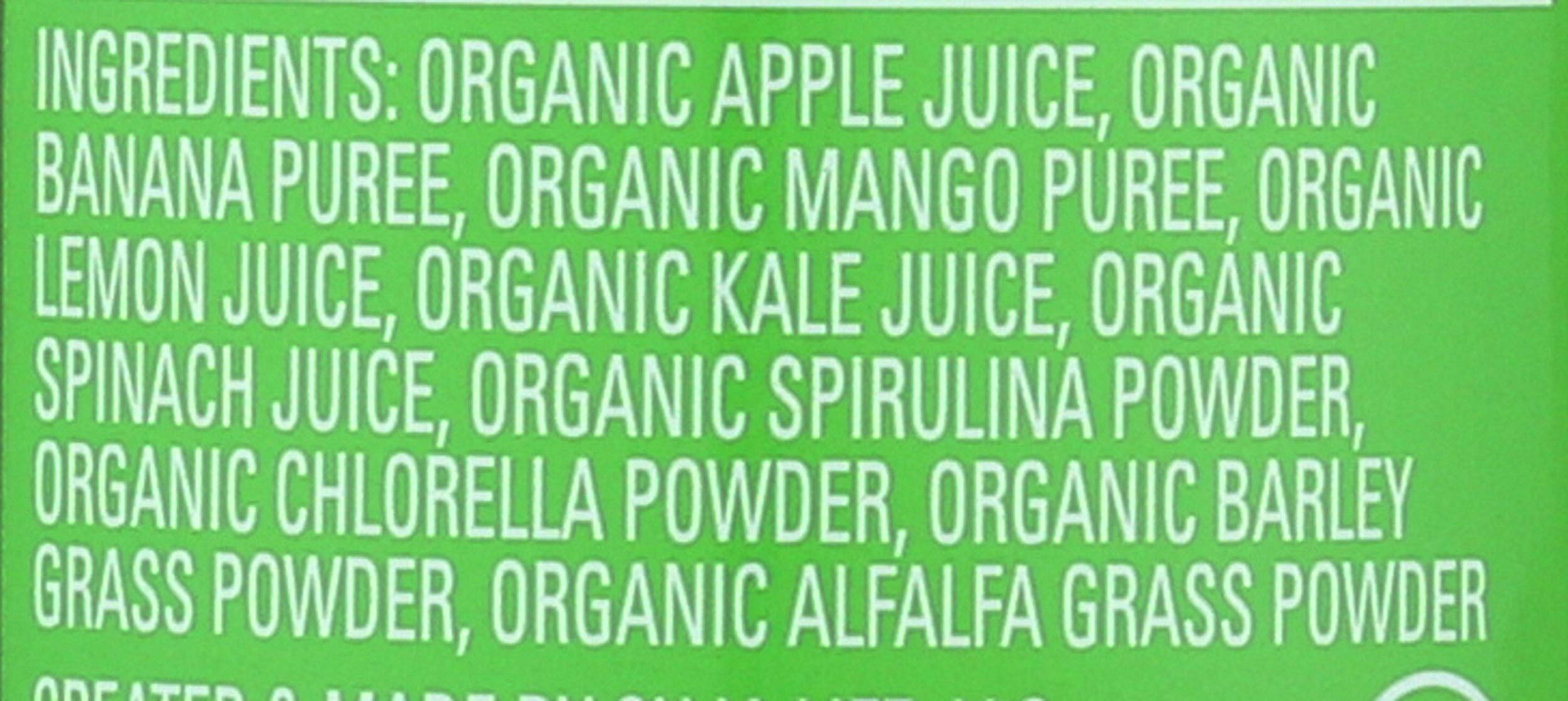 Suja Green Delight Organic & Cold Pressed Fruit and Vegetable Juice Smoothie, 12 Fl Oz Bottle