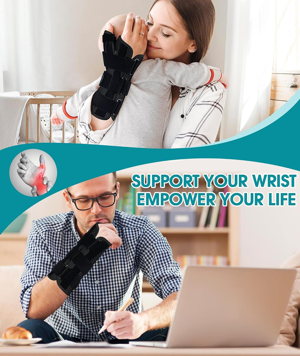 Carpal Tunnel Wrist Brace Night Support, Thumb Brace for Men Women