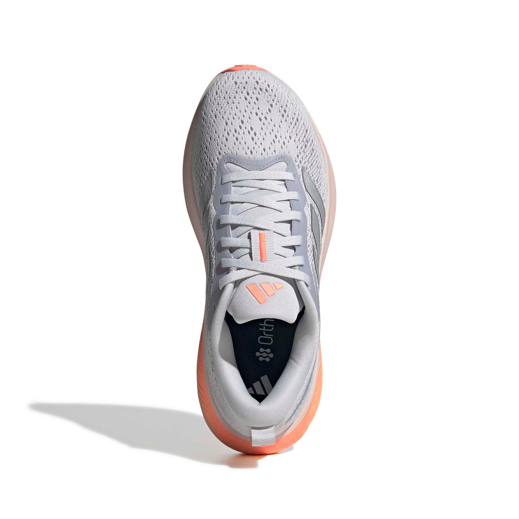 adidas Women's Response Pace Running, Dash Grey/Silver Metallic/Beam Orange, 8.5