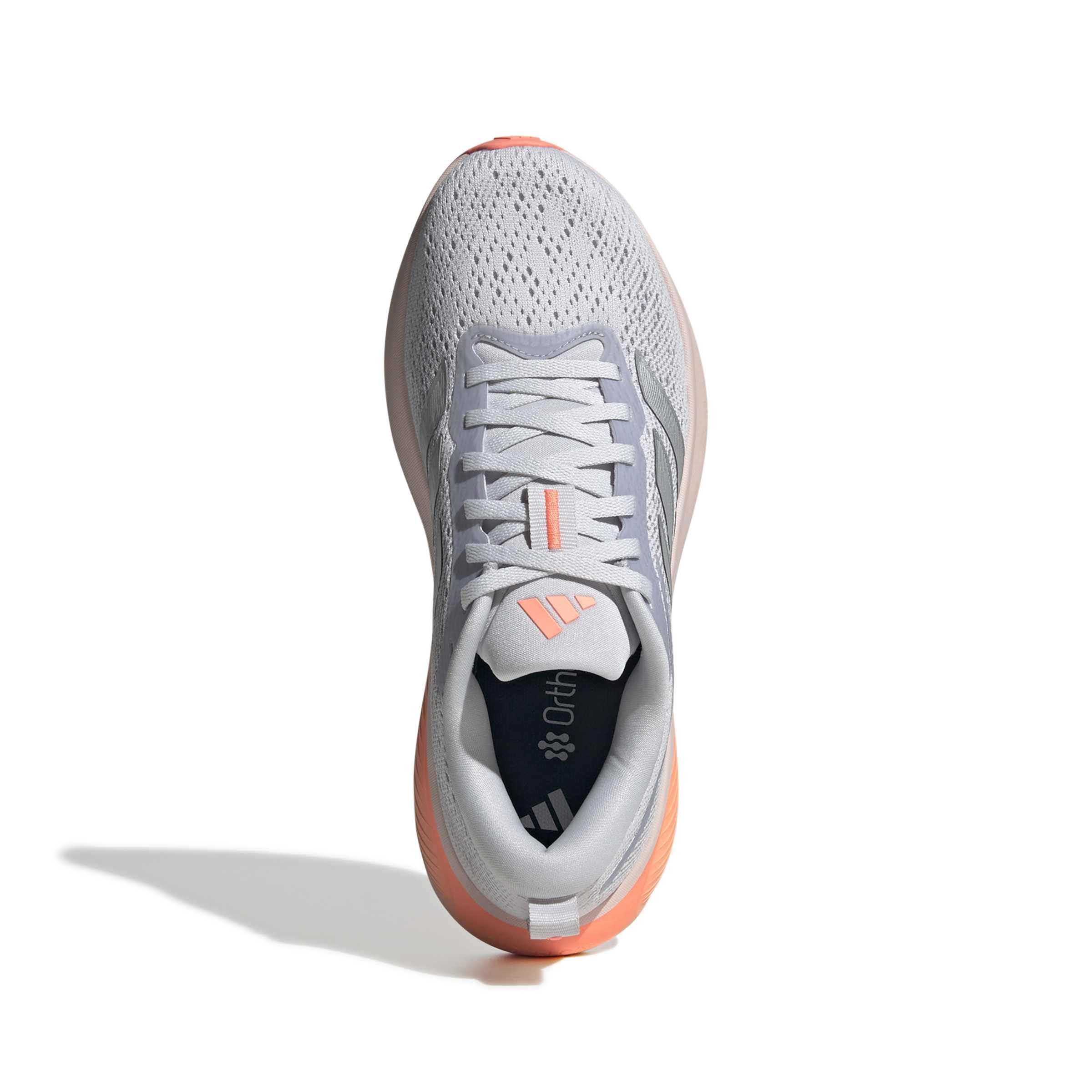 adidas Women's Response Pace Running, Dash Grey/Silver Metallic/Beam Orange, 8.5