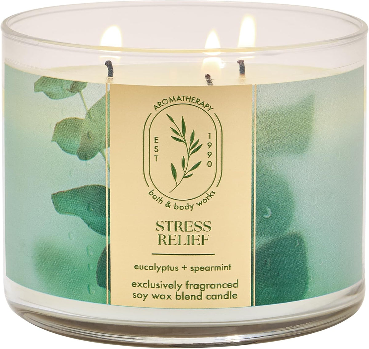 3-Wick Candle, Eucalyptus Spearmint, Soy Wax Blend