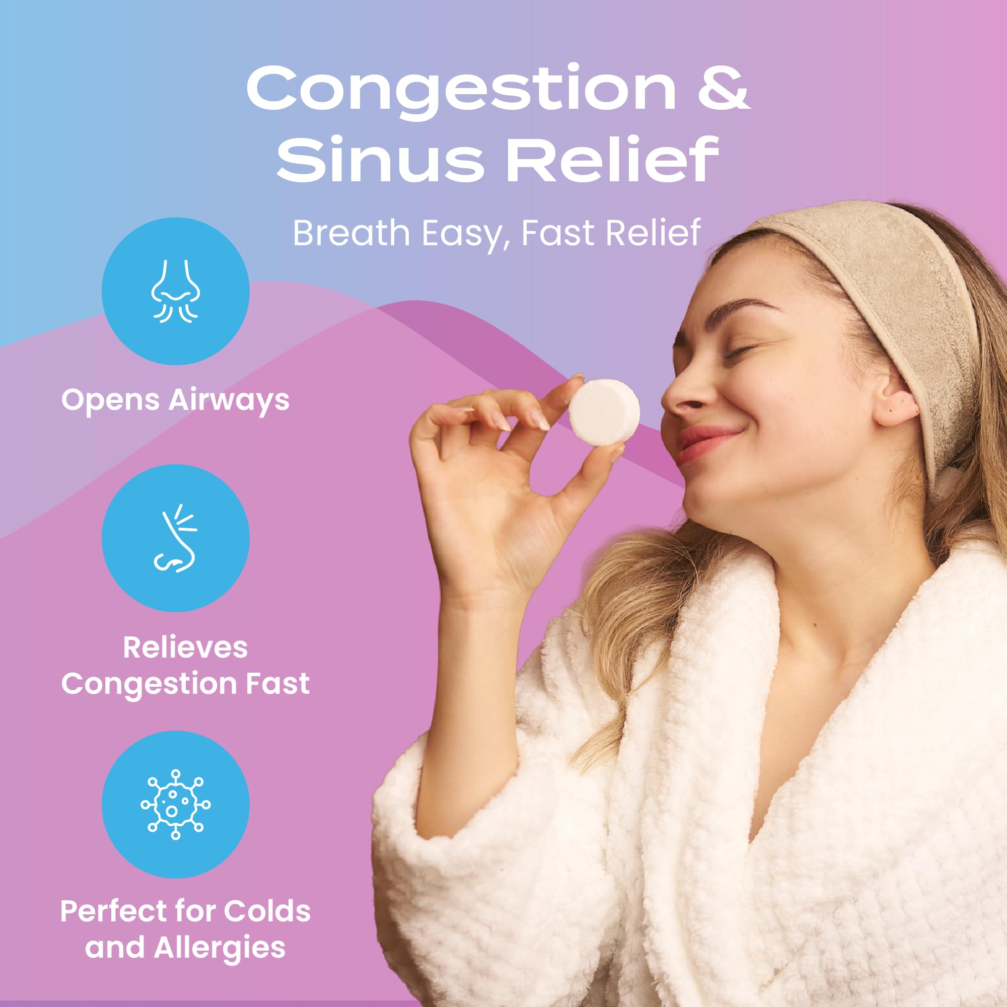 Body Restore Shower Steamers Aromatherapy 6 Pack – Fathers Day Gift for Dad, Birthday Gifts for Women & Men, Spa Stress Relief & Relaxation Self Care Gifts – Premium Bloom Essential Oil Tablets