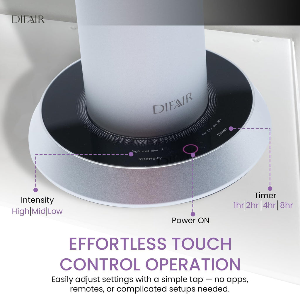 Difair Diffuser Oil Machine, Rechargable Electric Diffuser, Aluminum Aromatherapy Diffusers for Home, Office, Spa, Cold Air Scent Diffuser, Hotel Collection Diffuser Design